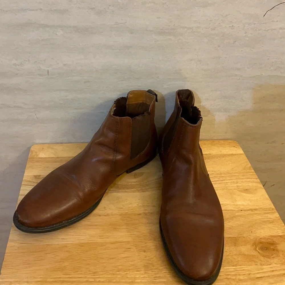Franco Fortini Ron Men's Brown Leather Chelsea Boots